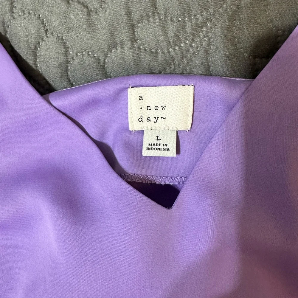 A New Day Purple Camisole with Spaghetti Straps - Picture 4 of 5